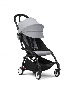 STOKKE YOYO3 SASIJA/KONSTRUKCIJA BLACK I SPORTSKO SJEDISTE 6+ COLOR PACK STONE 