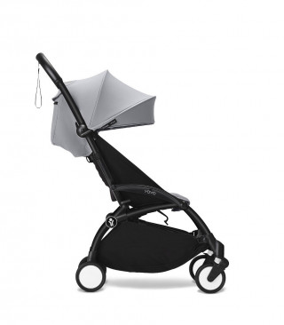 STOKKE YOYO3 SASIJA/KONSTRUKCIJA BLACK I SPORTSKO SJEDISTE 6+ COLOR PACK STONE 