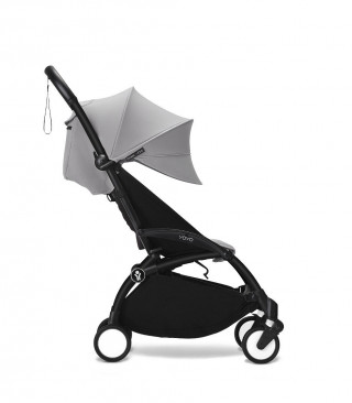 STOKKE YOYO3 SASIJA/KONSTRUKCIJA BLACK I SPORTSKO SJEDISTE 6+ COLOR PACK STONE 