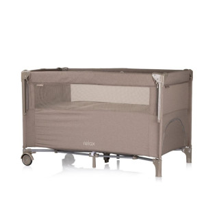 CHIPOLINO VIKEND KREVET RELAX TIRAMISU LINEN KOSIRE253TR