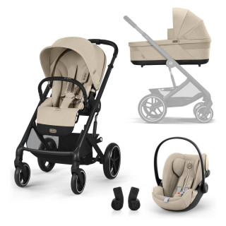 CYBEX BALIOS KOLICA LUX BLK 3U1 TS CLOUD G BA ALMOND BEIGE - ONE BOX 524002549 