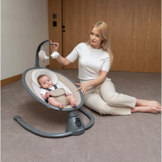 KIKKA BOO EL.LJULJA TWIDDLE GREY 2024 31005010077 