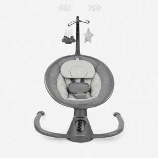 KIKKA BOO EL.LJULJA TWIDDLE GREY 2024 31005010077 