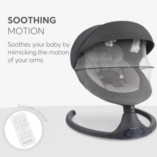 KIKKA BOO EL.LJULJA CODIE DARK GREY 2025 31005010092 