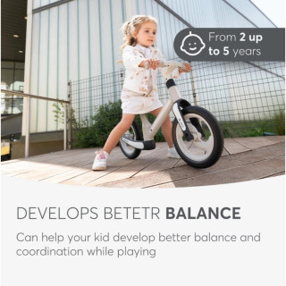 KIKKA BOO BALANS BICIKL BLACE BEIGE 31006040108 