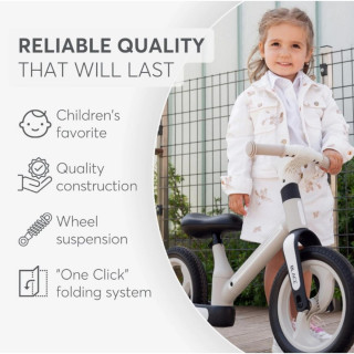 KIKKA BOO BALANS BICIKL BLACE BEIGE 31006040108 