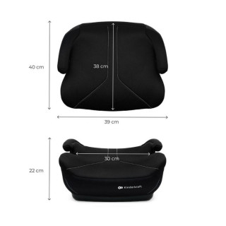 KINDERKRAFT AUTOSJEDALICA I-BOOST 2 I-SIZE BLACK 52043 