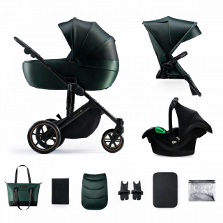 KINDERKRAFT KOLICA 3U1 PRIME 2 MINK PRO VENEZIAN BLACK 41239 