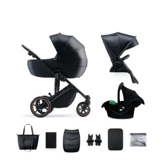 KINDERKRAFT KOLICA 3U1 PRIME 2 MINK PRO VENEZIAN BLACK 41239 