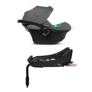 CYBEX AUTOSJEDALICA ATON S2 I-SIZE LAVA GREY MID GREY 522001945 I ATON BAZA 2-FIX BLACK BLACK 513126002 