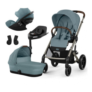 CYBEX KOLICA BALIOS 4U1 STORMY BLUE LIGHT I BAZA ZA AUTOSJEDALICU G BLACK 