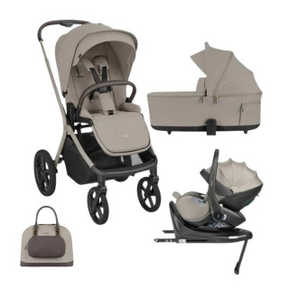 KIKKA BOO KOLICA GOYA PLATINUM CHAMPAGNE 31001020169 I ROTIRAJUCA ISOFIX BAZA I-CLASS 360 31002170011 