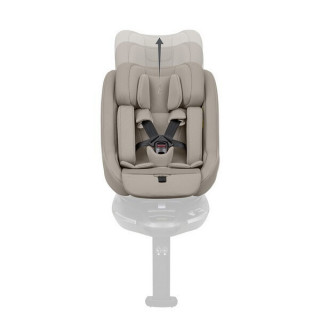 KIKKA BOO AUTOSJEDALICA I-CLASS PLUS I-SIZE CHAMPAGNE 31002110002 + ROTIRAJUCA ISOFIX BAZA I-CLASS 360 