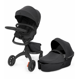 STOKKE XPLORY KOLICA RICH BLACK I  GRATIS KORPA RICH BLACK 