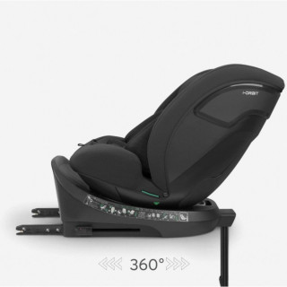 KIKKA BOO AUTOSJEDALICA I-ORBIT I-SIZE BLACK 2025 31002100085 