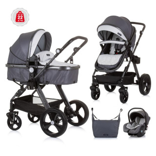 CHIPOLINO KOLICA HAVANA 3U1 OBSIDIAN/SILVER KKHA02402OS 