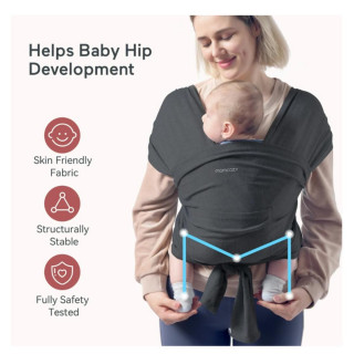 MOMCOZY KENGUR NOSILJKA GREY CR001-GR00NB-A M20SSCJ01 