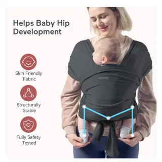 MOMCOZY KENGUR NOSILJKA GREY CR001-GR00NB-A M20SSCJ01 