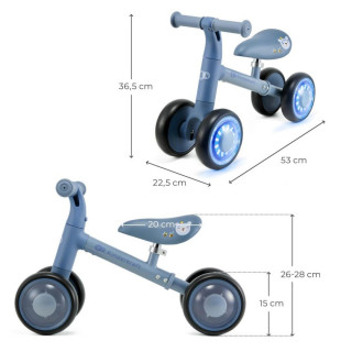 KINDERKRAFT BICIKL CUTIE FLASH BLUE 49627 