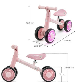 KINDERKRAFT BICIKL CUTIE FLASH PINK 49629 