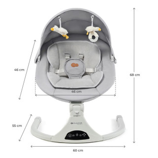KINDERKRAFT NJANJALICA TULSY GREY 49623 