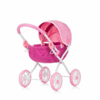 CHIPOLINO KOLICA ZA LUTKE DAISY PINK LINEN KZKDZ02402PP 