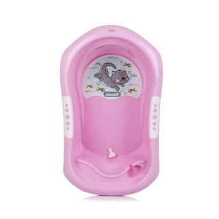 CHIPOLINO KADA NOEMI PINK SA STALKOM I DODATAK ZA KUPANJE PINK I POSUDA ZA POLIJEVANJE LITTLE FISH PINK 