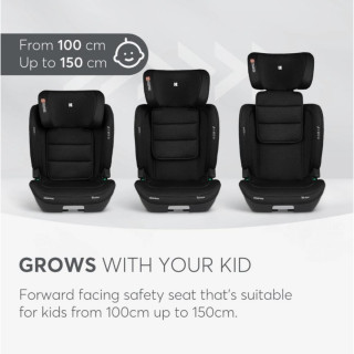 KIKKA BOO AUTOSJEDALICA I-SCOUT I-SIZE DARK GREY 41002150020 