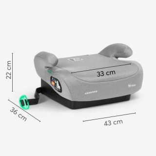 KIKKA BOO AUTOSJEDALICA I-GO I-SIZE BLACK 41002160011 