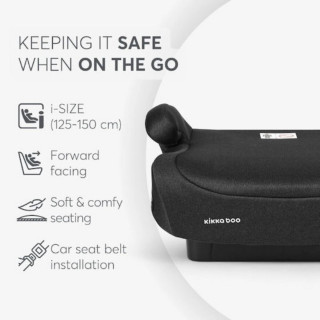 KIKKA BOO AUTOSJEDALICA I-GO I-SIZE BLACK 41002160011 