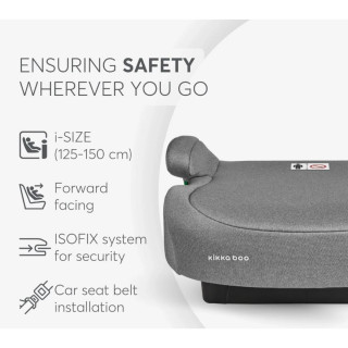 KIKKA BOO AUTOSJEDALICA I-TIP I-SIZE LIGHT GREY 41002160017 