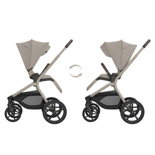 KIKKA BOO KOLICA GOYA 3U1 PLATINUM CHAMPAGNE I SJEDALICA I-CLASS I-SIZE NOIR 