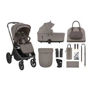 KIKKA BOO KOLICA GOYA 3U1 MOCCA I SJEDALICA I-CLASS I-SIZE NOIR 