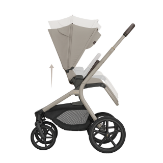 KIKKA BOO KOLICA GOYA 3U1 PLATINUM CHAMPAGNE I SJEDALICA I-CLASS I-SIZE NOIR I BAZA I-CLASS 360 