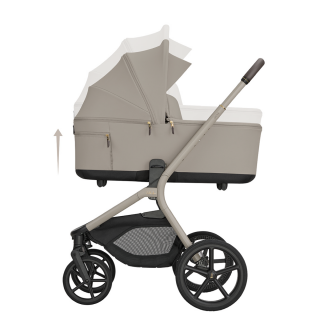 KIKKA BOO KOLICA GOYA 3U1 PLATINUM CHAMPAGNE I SJEDALICA I-CLASS I-SIZE NOIR I BAZA I-CLASS 360 