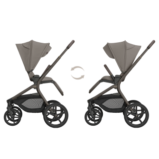 KIKKA BOO KOLICA GOYA 3U1 MOCCA I SJEDALICA I-CLASS I-SIZE NOIR I BAZA I-CLASS 360 