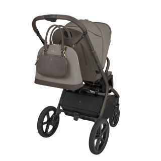 KIKKA BOO KOLICA GOYA 3U1 MOCCA I SJEDALICA I-CLASS I-SIZE NOIR I BAZA I-CLASS 360 