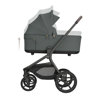 KIKKA BOO KOLICA GOYA 3U1 PLATINUM OLIVE I SJEDALICA I-CLASS I-SIZE NOIR I BAZA I-CLASS 360 