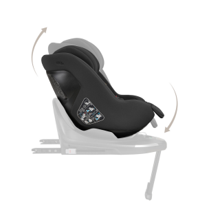 KIKKA BOO AUTOSJEDALICA I-CLASS PLUS I-SIZE NOIR 31002110001 + ROTIRAJUCA ISOFIX BAZA I-CLASS 360 