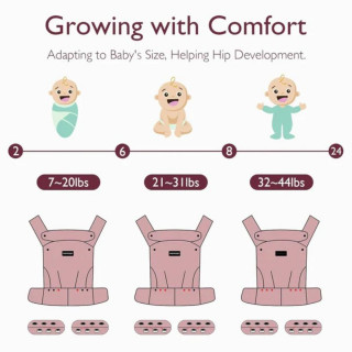 MOMCOZY KENGUR NOSILJKA BLACK BC001-BL12NB-A BC001 