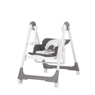 CHIPOLINO STOLICA ZA HRANJENJE I LJULJA 2U1 MILK SHAKE GRANITE STHMS02404GN 