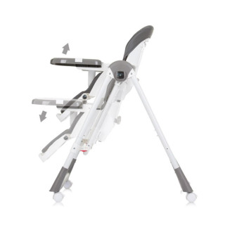 CHIPOLINO STOLICA ZA HRANJENJE I LJULJA 2U1 MILK SHAKE GRANITE STHMS02404GN 