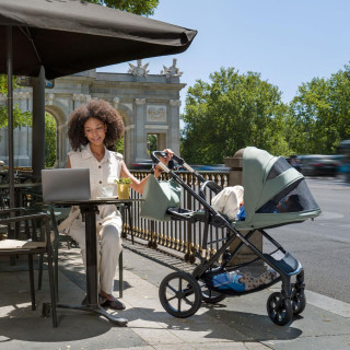 KINDERKRAFT KOLICA 3U1 PRIME 3 DARK GREEN 52467 