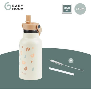 BABYMOOV FLASICA STAINLESS STEEL LITTLE EXP.IVORY 52303 