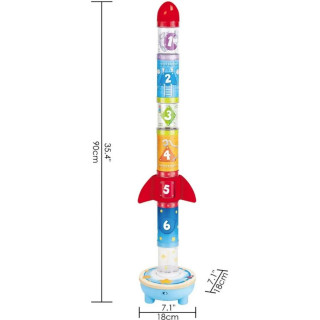 HAPE PLASTICNA RAKETA E0387 