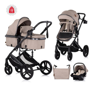 CHIPOLINO KOLICA AMORE TIRAMISU KKAM02503TR I AUTO SJEDALICA AMORE TIRAMISU STKAM02503TR 