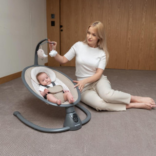 KIKKA BOO EL.LJULJASKA TWIDDLE BEIGE 2024 31005010078 
