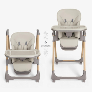 KIKKA BOO STOLICA ZA HRANJENJE OLIVE BEIGE 31004010181 
