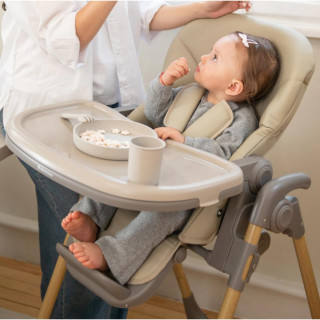 KIKKA BOO STOLICA ZA HRANJENJE OLIVE BEIGE 31004010181 