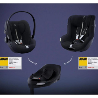 CYBEX G-LINE MODULAR SYSTEM (BAZA+CLOUD G+SIRONA G MOON BLACK) 
